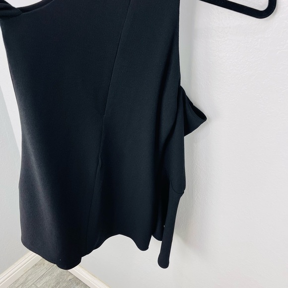 Revolve | Backstage Marribel Drop Shoulder Halter Top Mini Dress in Black - Picture 11 of 12